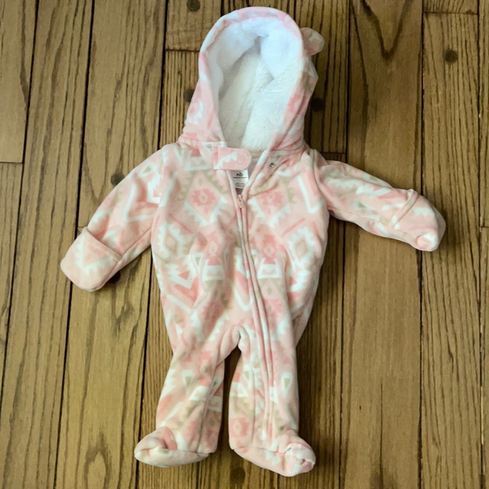 Carters Fleece Footed Jumpsuit